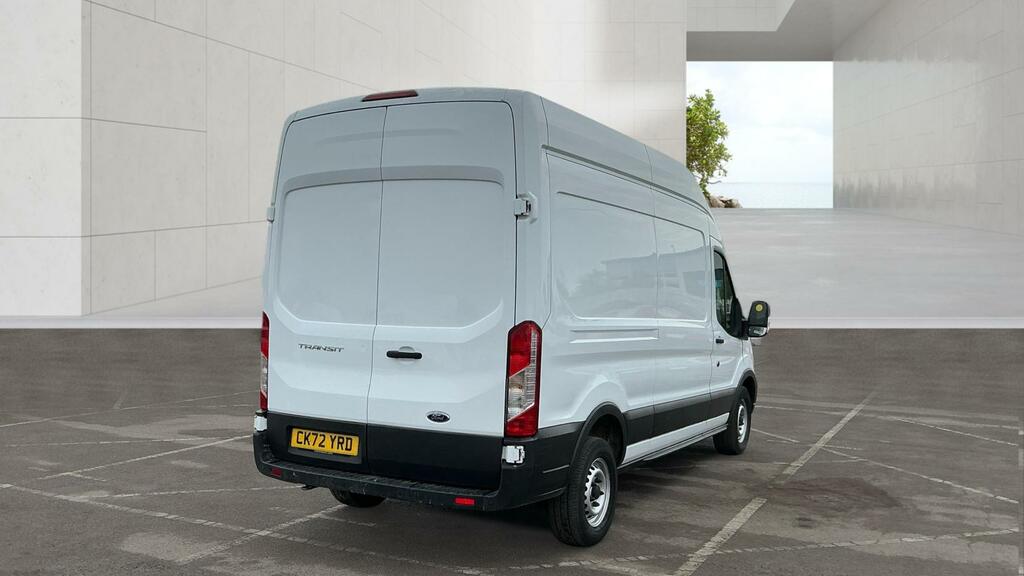 Ford Transit Custom 2.0 350 Ecoblue Leader Panel Van CK72YRD White #4