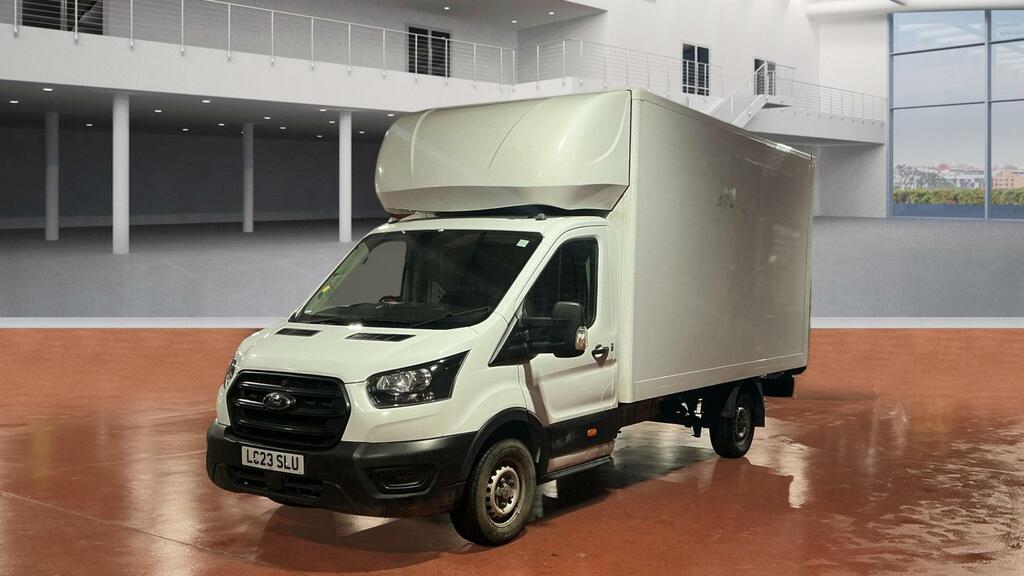 Ford Transit Custom 2.0 350 Ecoblue Leader Chassis Cab Manu LC23SLU White #2