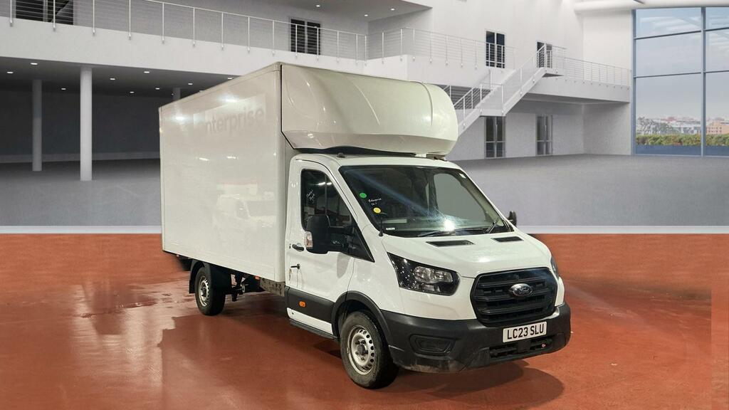 Ford Transit Custom 2.0 350 Ecoblue Leader Chassis Cab Manu White