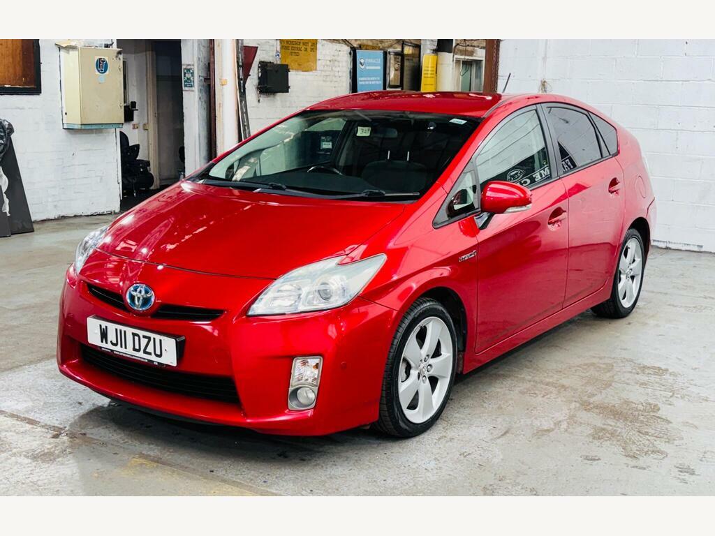 Toyota Prius 1.8 Vvt-h T Spirit Cvt Euro 5 S S Red #3