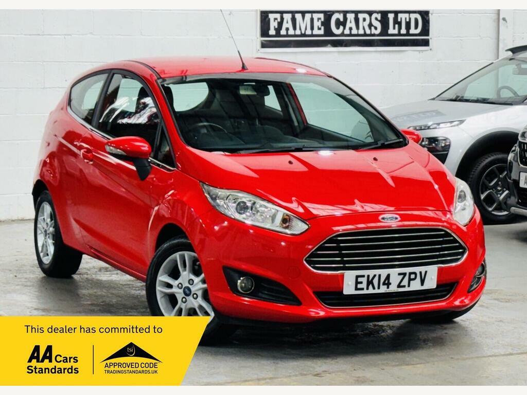 Ford Fiesta 1.0T Ecoboost Zetec Powershift Euro 5 EK14ZPV Red