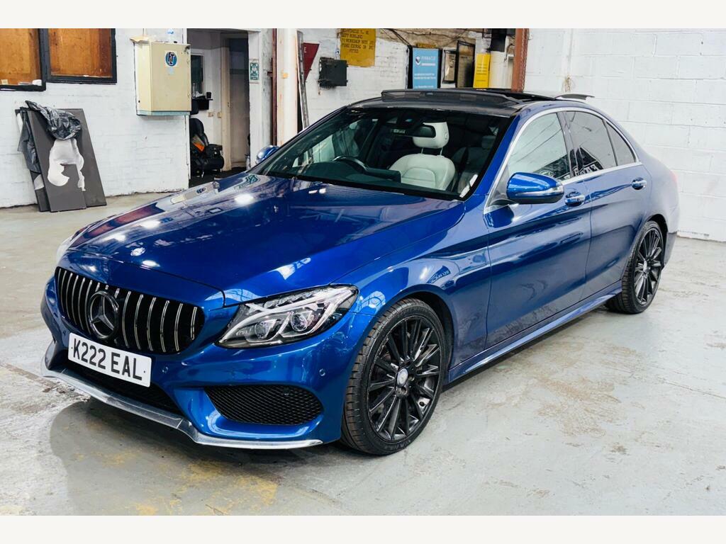 Mercedes-Benz C Class 2.1 C300dh Amg Line Premium Plus G-tronic Euro K222EAL Blue #3