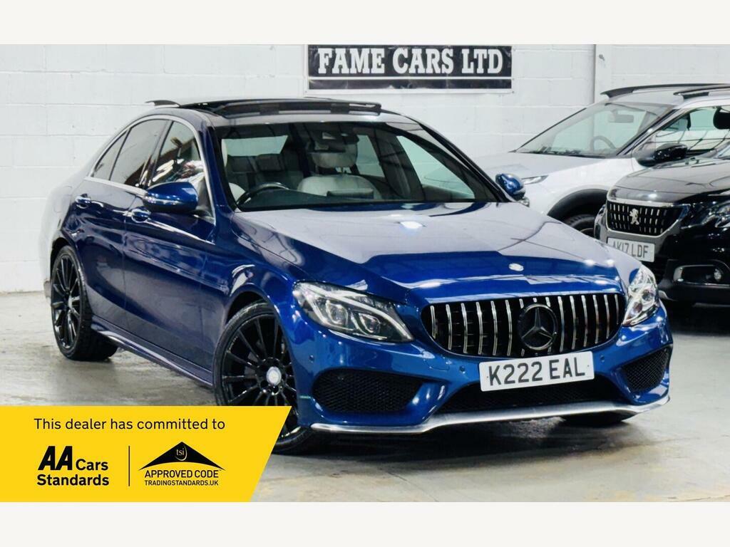 Mercedes-Benz C Class 2.1 C300dh Amg Line Premium Plus G-tronic Euro Blue