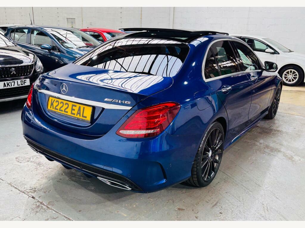 Mercedes-Benz C Class 2.1 C300dh Amg Line Premium Plus G-tronic Euro K222EAL Blue #4
