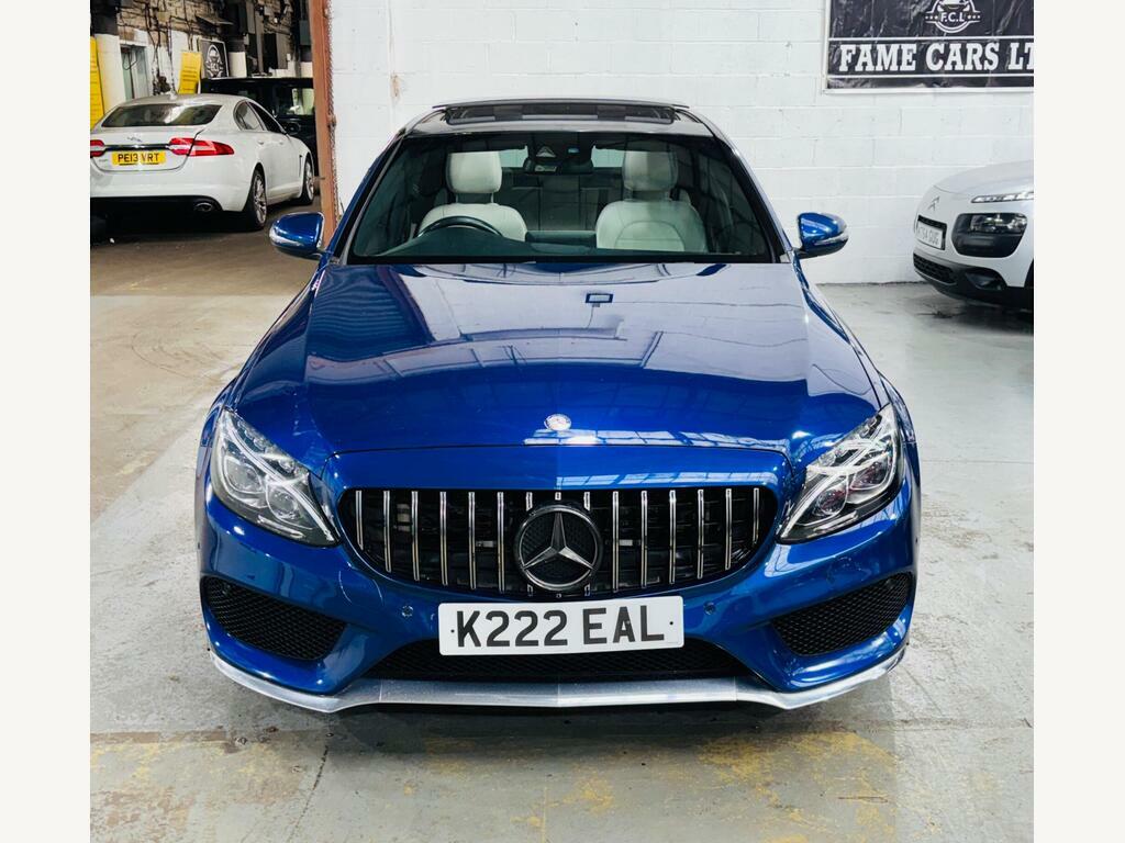 Mercedes-Benz C Class 2.1 C300dh Amg Line Premium Plus G-tronic Euro K222EAL Blue #2