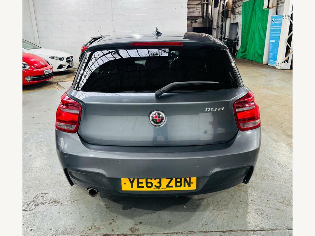 BMW 1 Series 2.0 118D M Sport Euro 5 S S YE63ZBN Grey #5