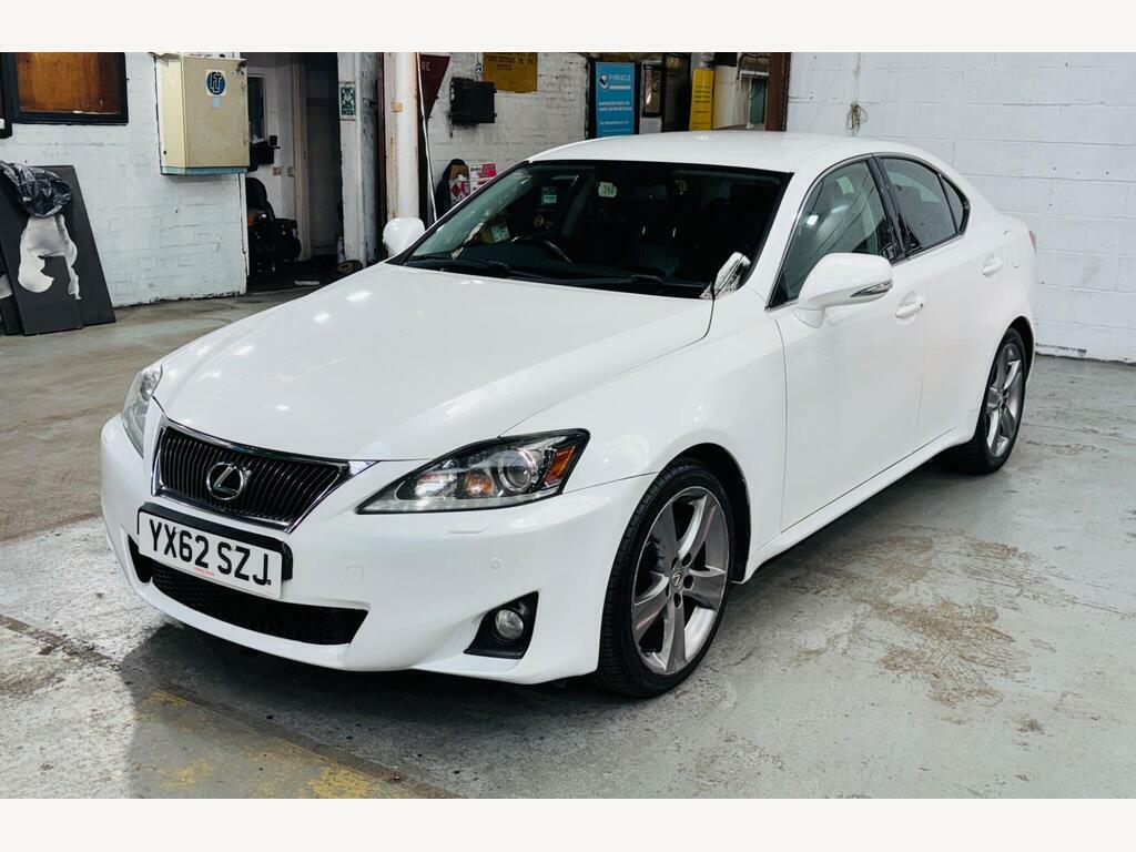 Lexus IS 2.5 250 V6 Advance Euro 5 YX62SZJ White #3