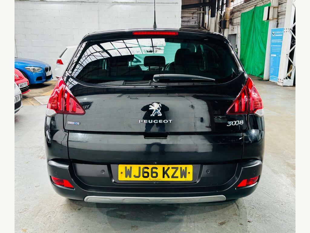 Peugeot 3008 1.6 Bluehdi Allure Eat Euro 6 S S WJ66KZW Black #5