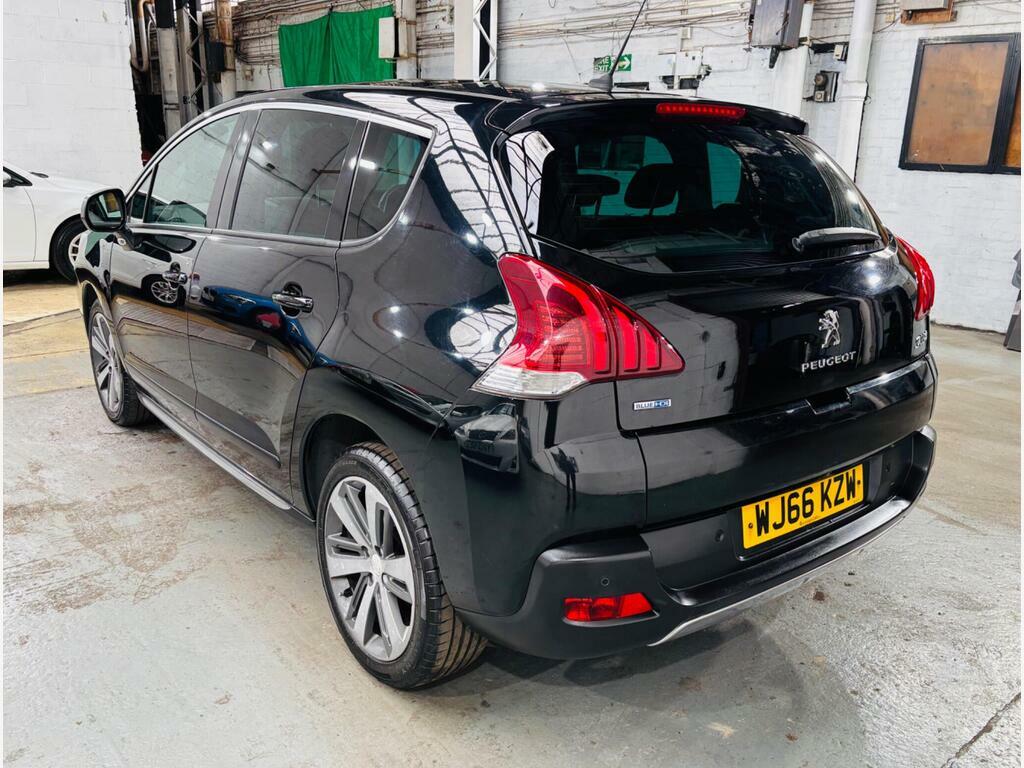 Peugeot 3008 1.6 Bluehdi Allure Eat Euro 6 S S WJ66KZW Black #6