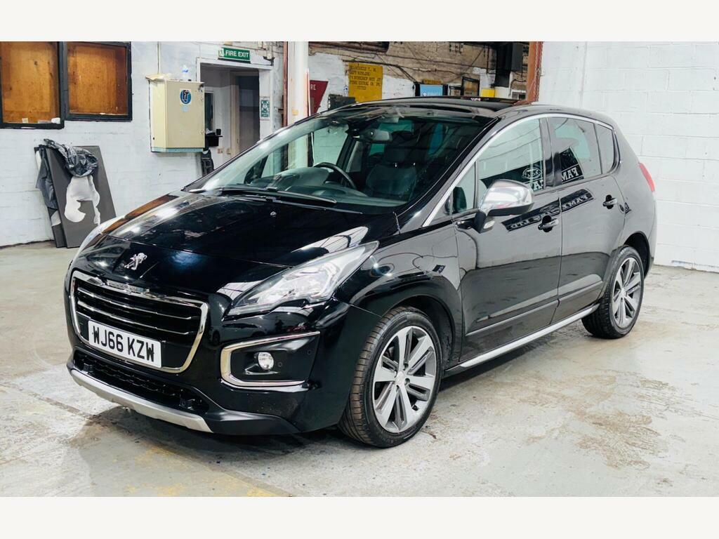 Peugeot 3008 1.6 Bluehdi Allure Eat Euro 6 S S WJ66KZW Black #3