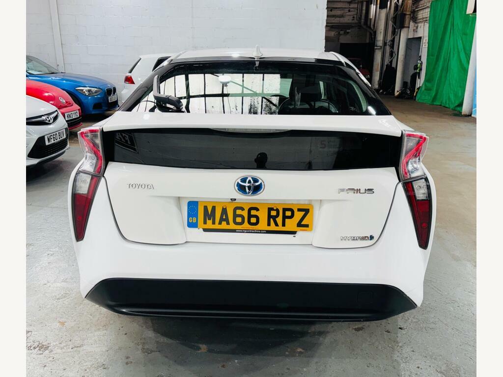 Toyota Prius 1.8 Vvt-h Active Cvt Euro 6 S S White #5