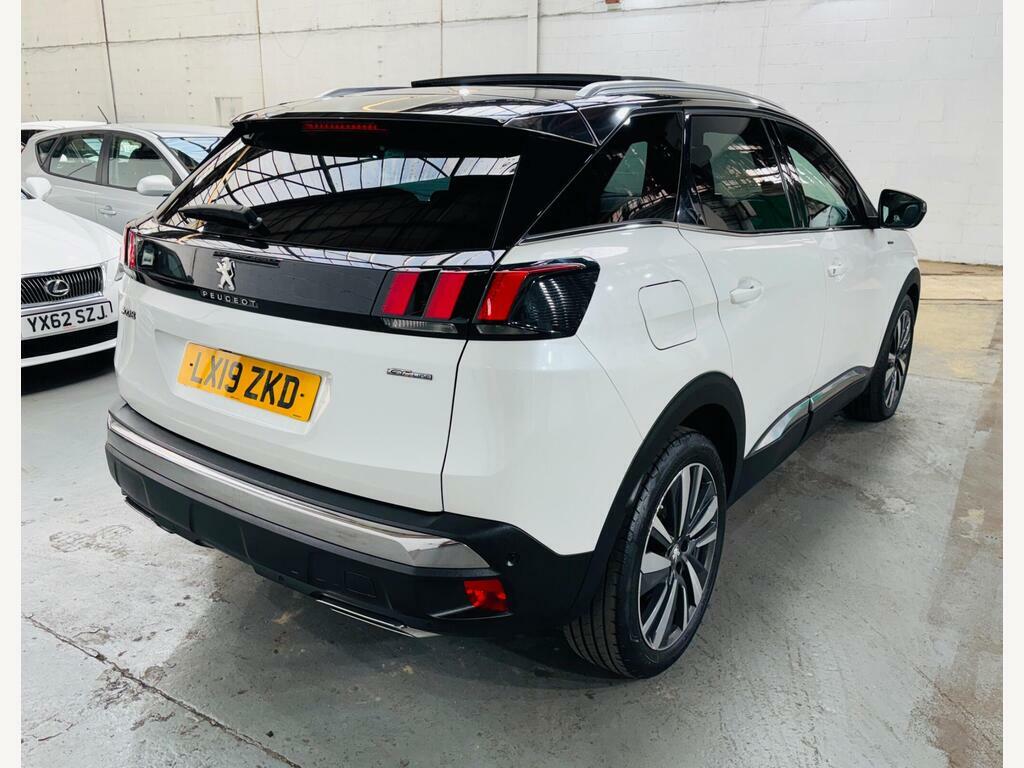 Peugeot 3008 1.2 Puretech Gt Line Euro 6 S S LX19ZKD White #4