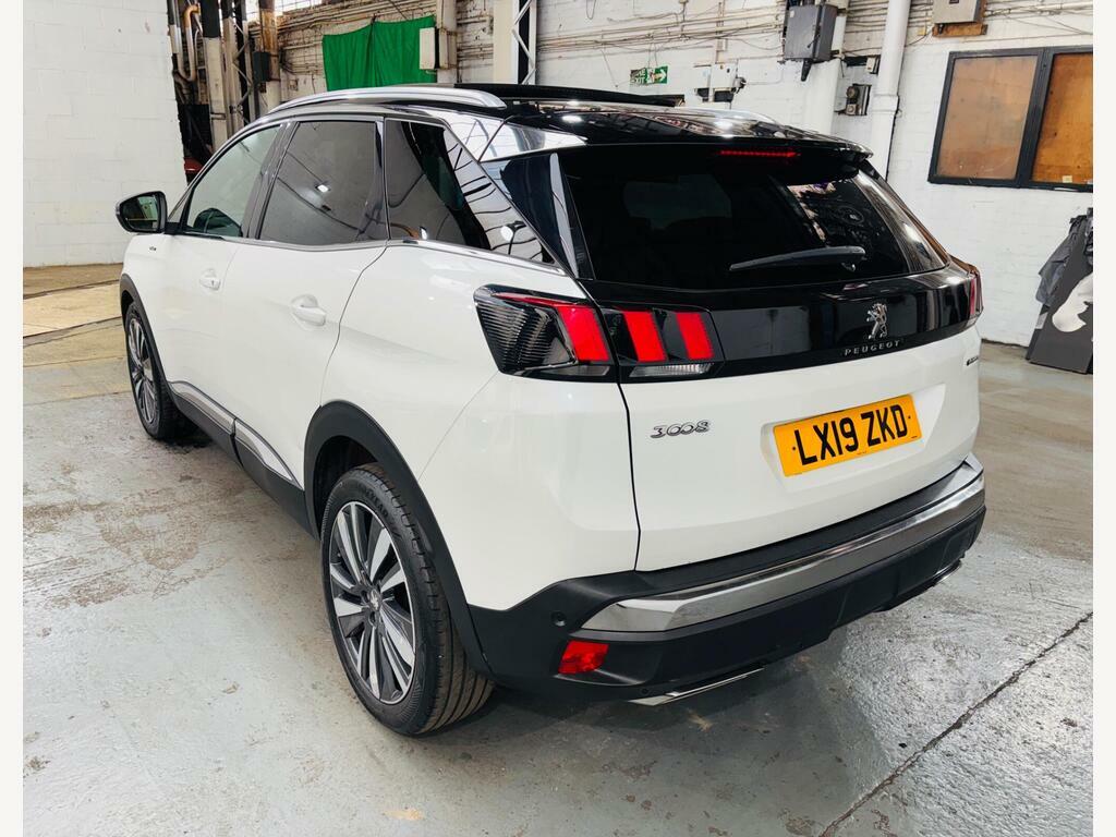 Peugeot 3008 1.2 Puretech Gt Line Euro 6 S S LX19ZKD White #6