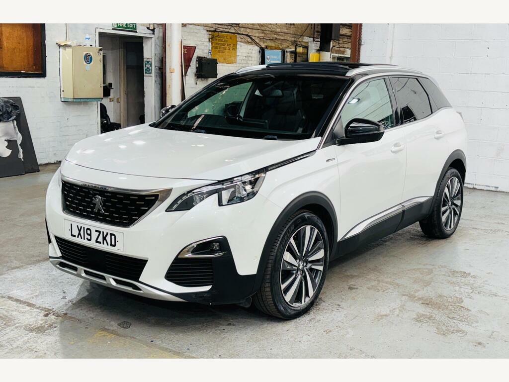 Peugeot 3008 1.2 Puretech Gt Line Euro 6 S S LX19ZKD White #3