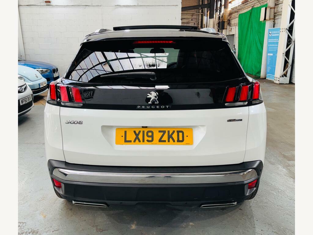 Peugeot 3008 1.2 Puretech Gt Line Euro 6 S S LX19ZKD White #5