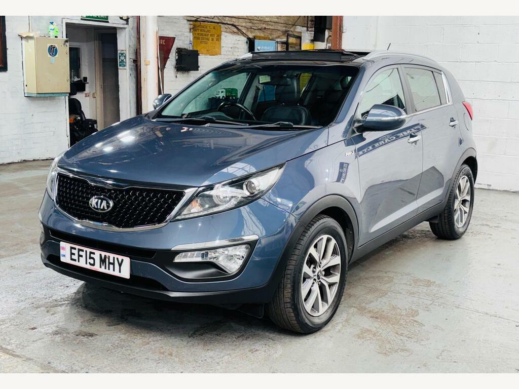 Kia Sportage 2.0 Crdi Kx-2 Awd Euro 5 EF15MHY Blue #3