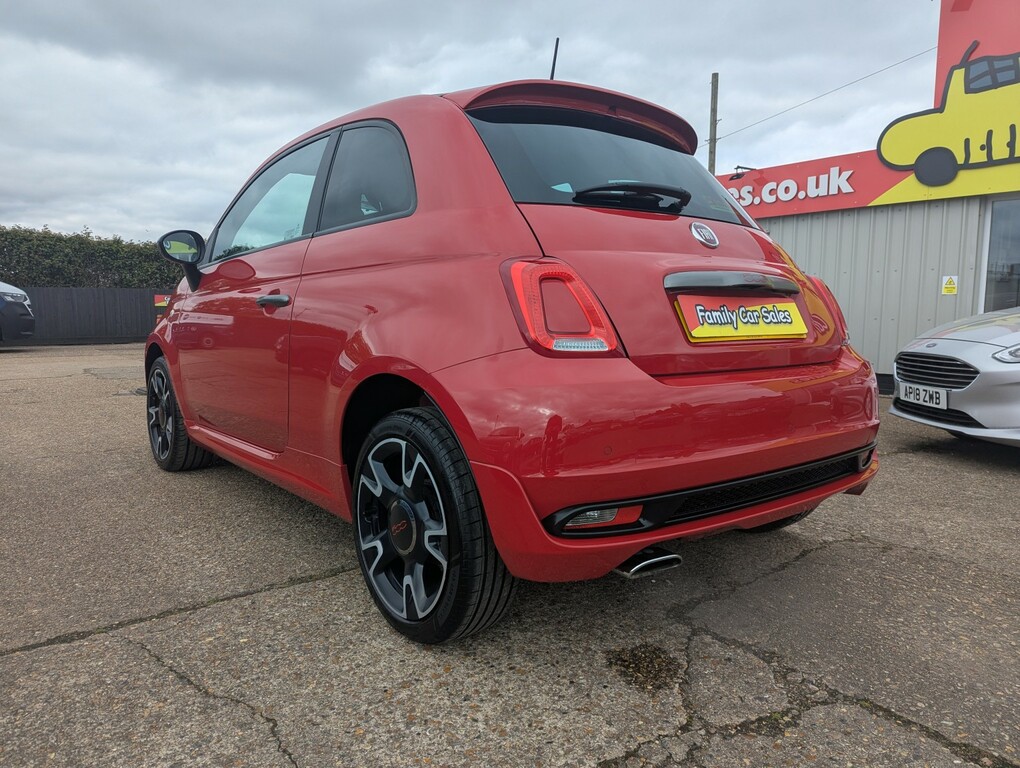 Fiat 500 Hatchback 1.2 1.2 69Hp S 201868 PF68LYU Red #3