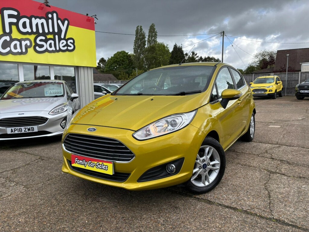 Ford Fiesta Hatchback 1.25 Zetec 201414 Yellow