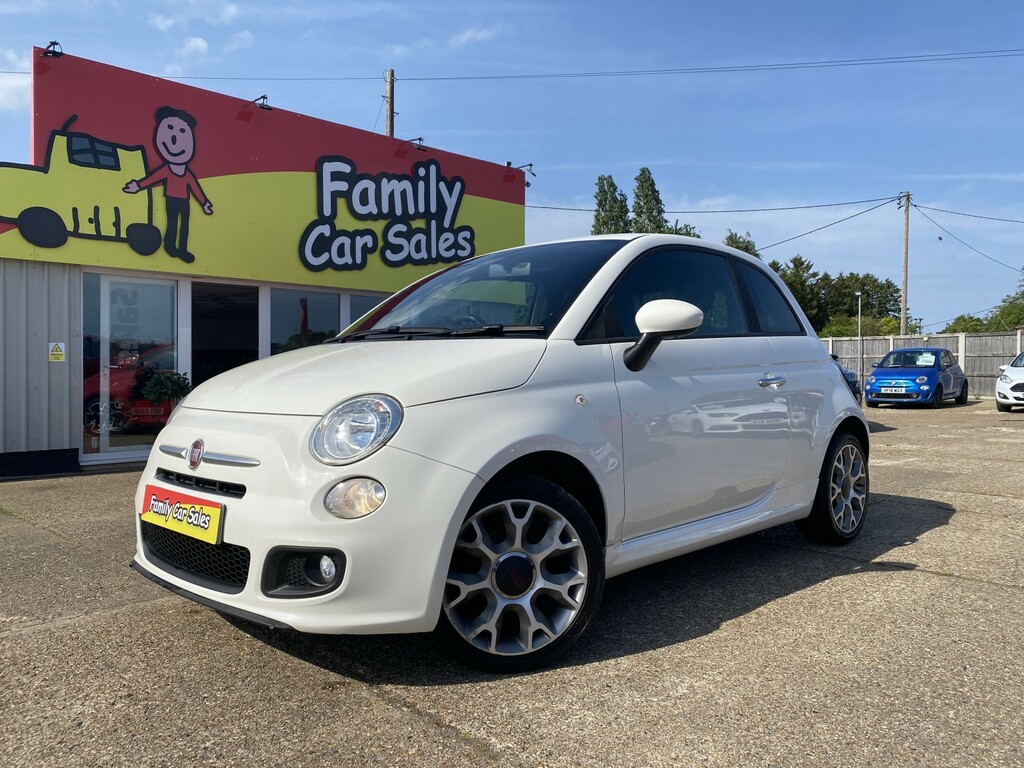 Fiat 500 Hatchback 1.2 500 1.2 69Hp S 201565 White