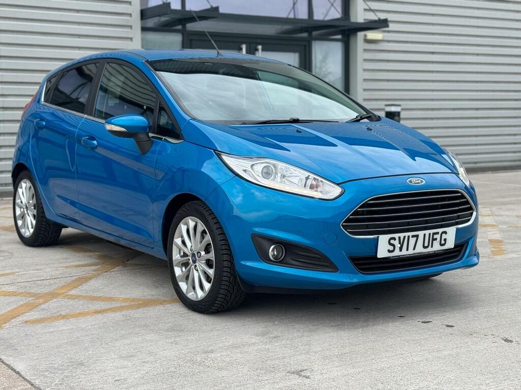 Ford Fiesta Hatchback 1.0T Ecoboost Titanium X Euro 6 Ss SV17UFG Blue #5