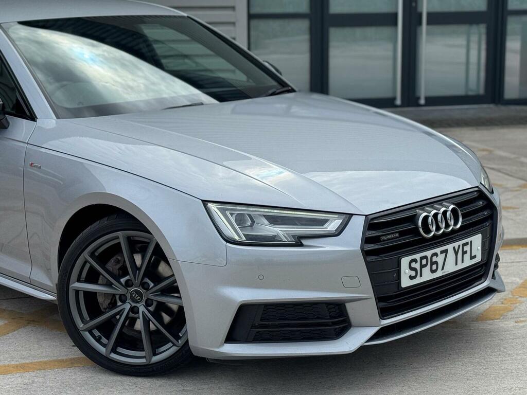 Audi A4 Saloon 2.0 Tdi S Line S Tronic Quattro Euro 6 Ss SP67YFL Silver #2