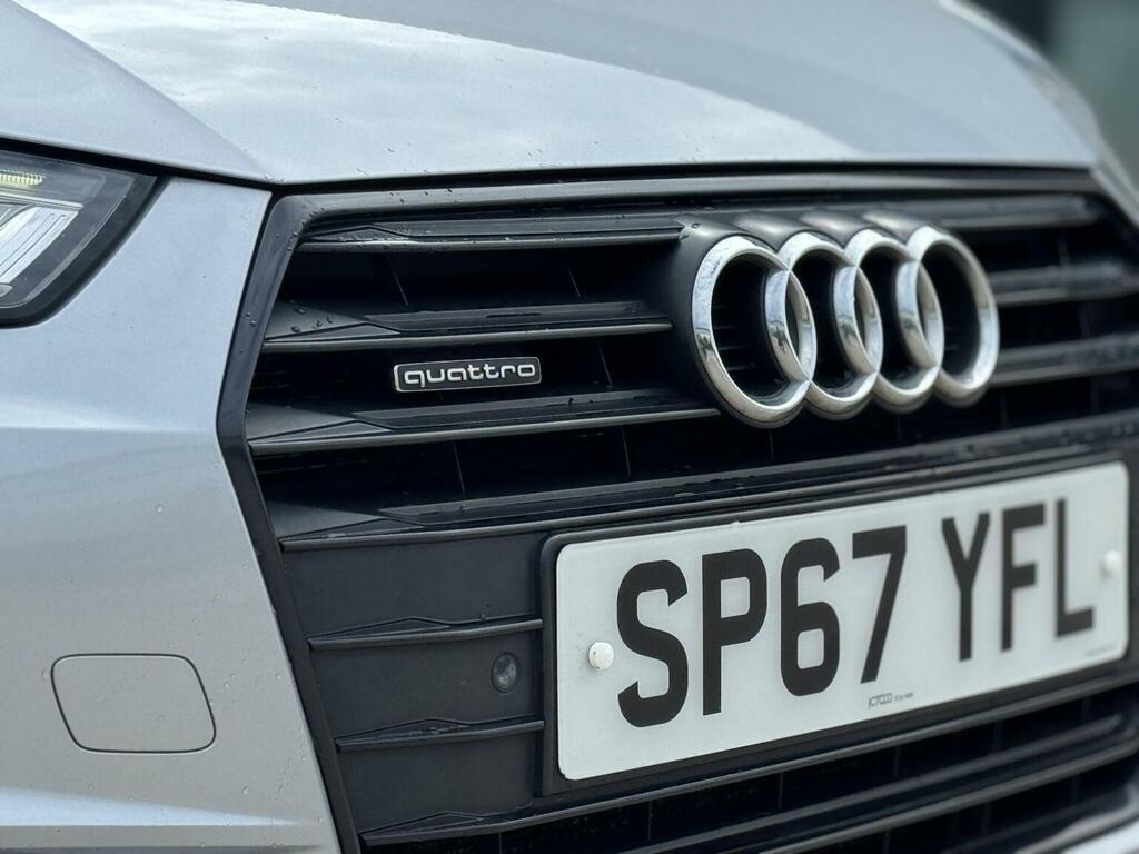 Audi A4 Saloon 2.0 Tdi S Line S Tronic Quattro Euro 6 Ss SP67YFL Silver #3
