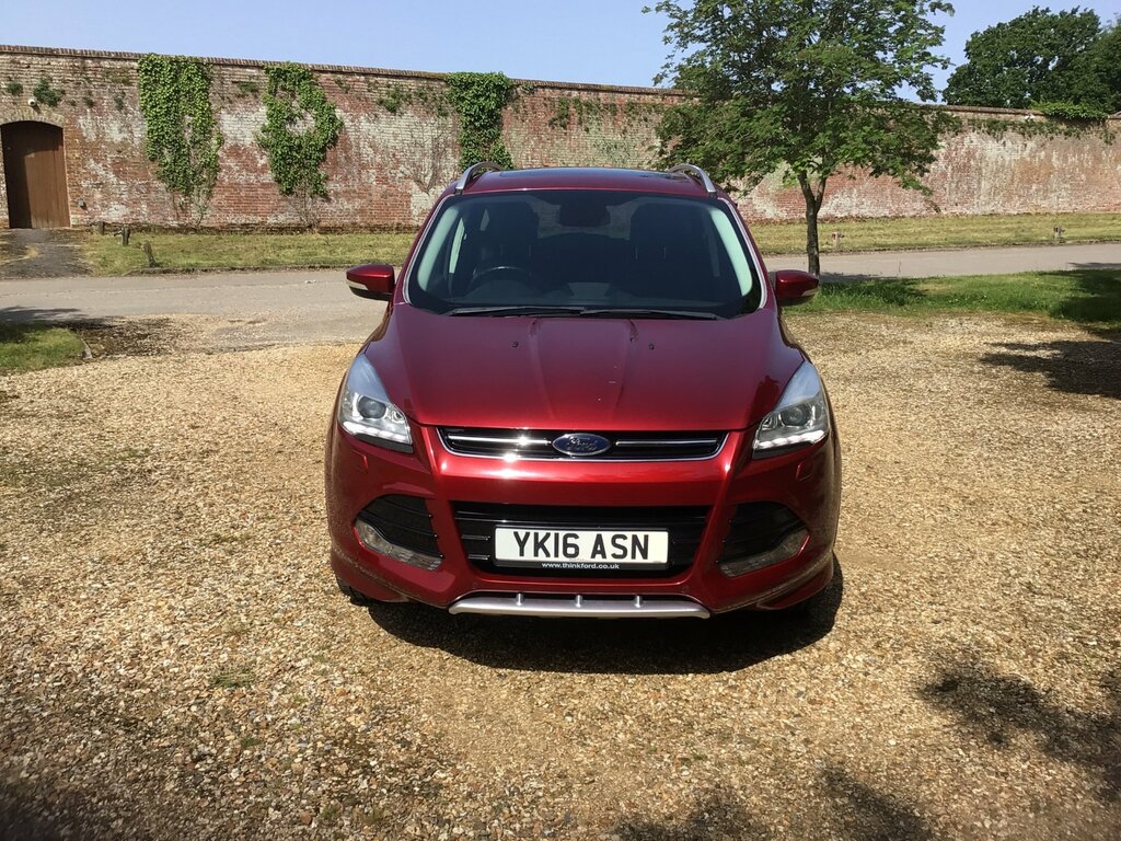 Ford Kuga 2.0 Tdci Titanium X Suv Awd Euro YK16ASN Red #4