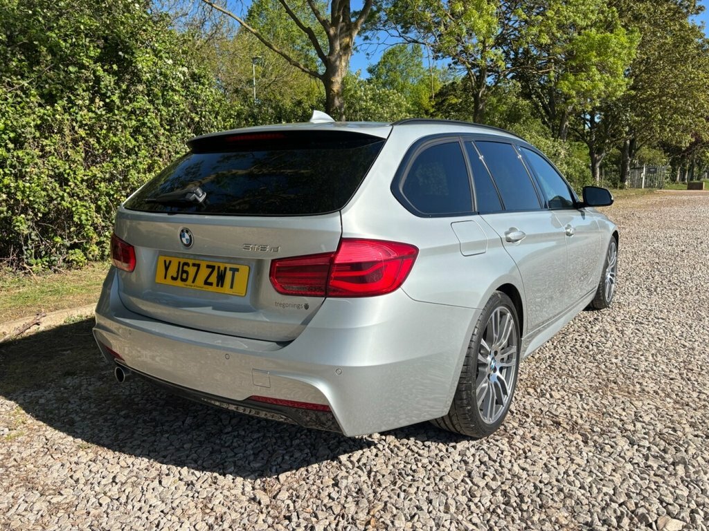 BMW 3 Series 2L M Sport YJ67ZWT Silver #5