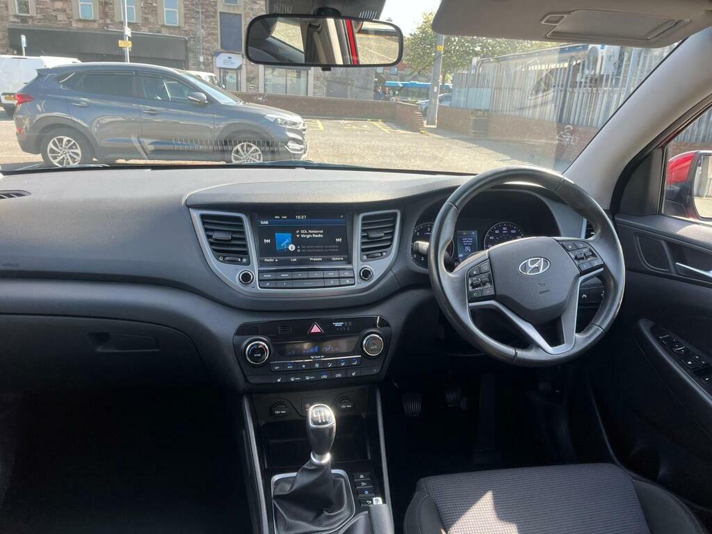 Hyundai Tucson 1.7 Crdi Blue Drive Se Nav Euro 6 S S L065WWA Red #6
