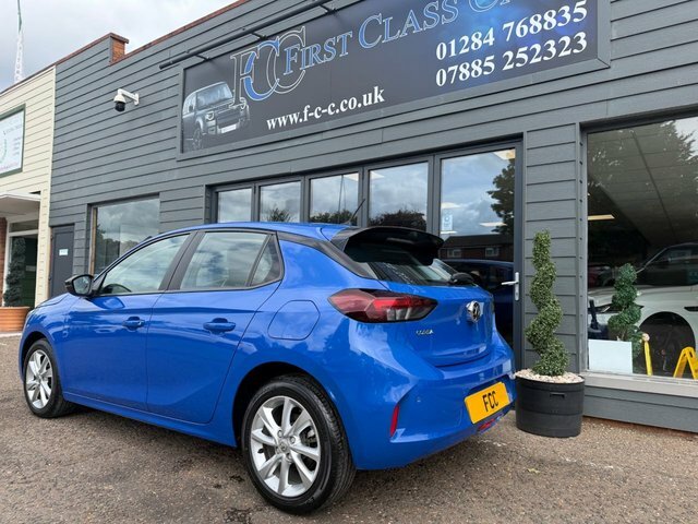Vauxhall Corsa 1.2 Turbo Se Premium Hatchback Eur FD70ZKA Blue #4