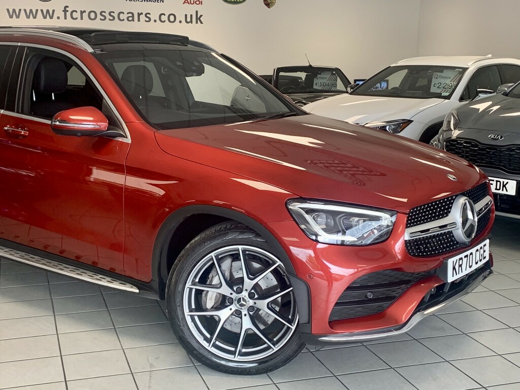 Mercedes-Benz GLC Class Suv 2.0 Glc300d Amg Line 202070 KR70CGE Red #5