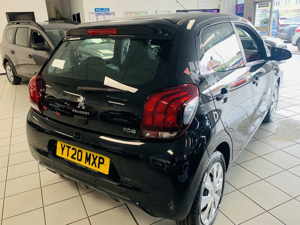 Peugeot 108 Hatchback 1.0 Active 202020 YT20MXP Black #6