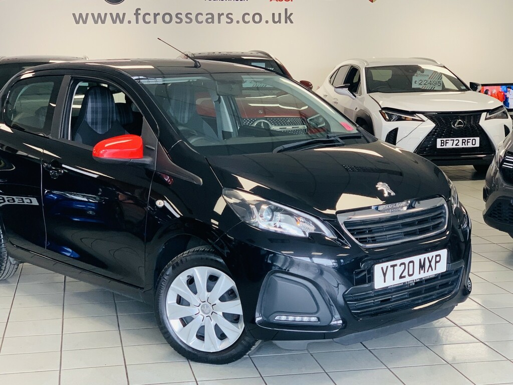 Peugeot 108 Hatchback 1.0 Active 202020 YT20MXP Black #4