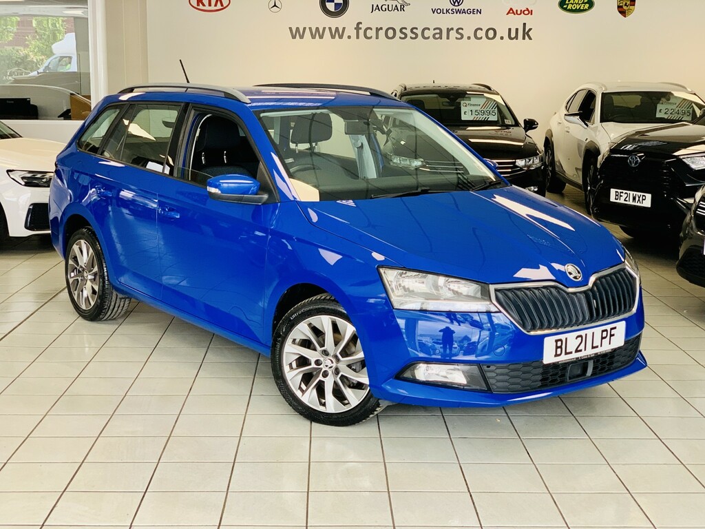 Skoda Fabia Estate 1.0 Tsi Se Drive 202121 Blue