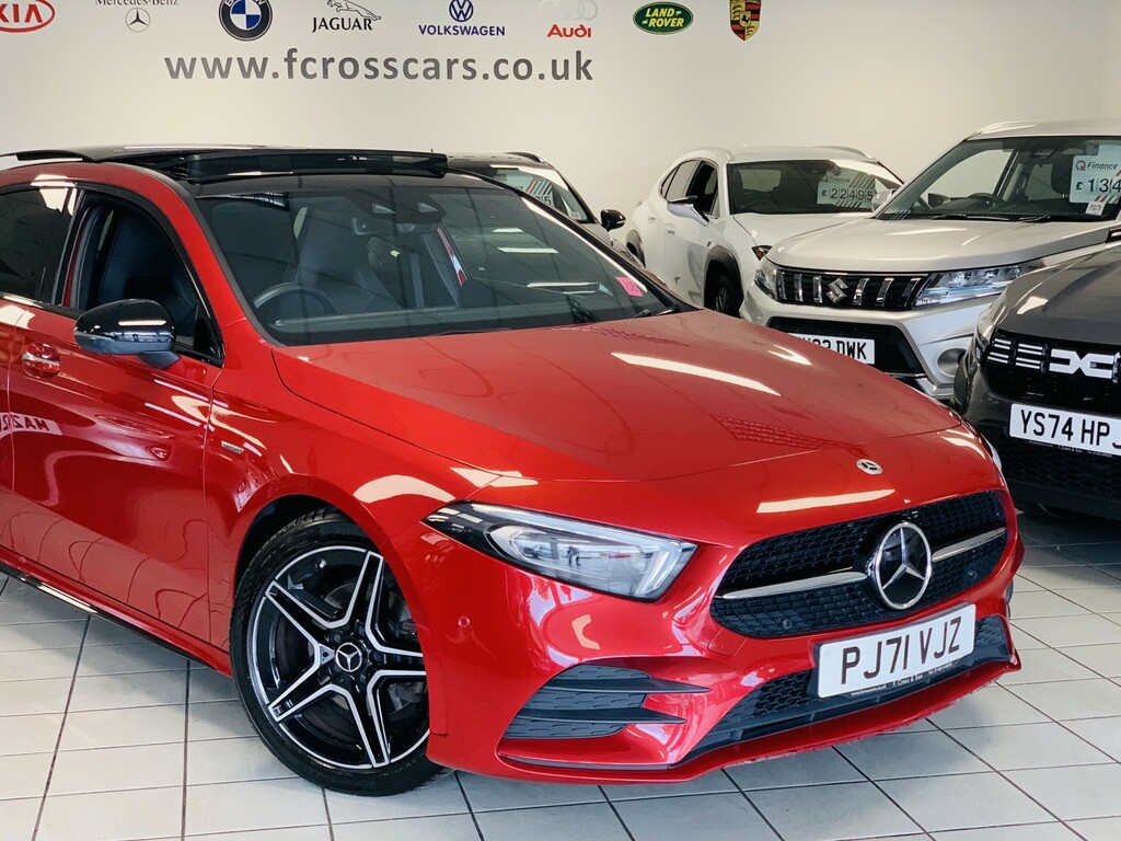 Mercedes-Benz A Class Hatchback 2.0 A200d Amg Line Edition 202171 PJ71VJZ Red #5