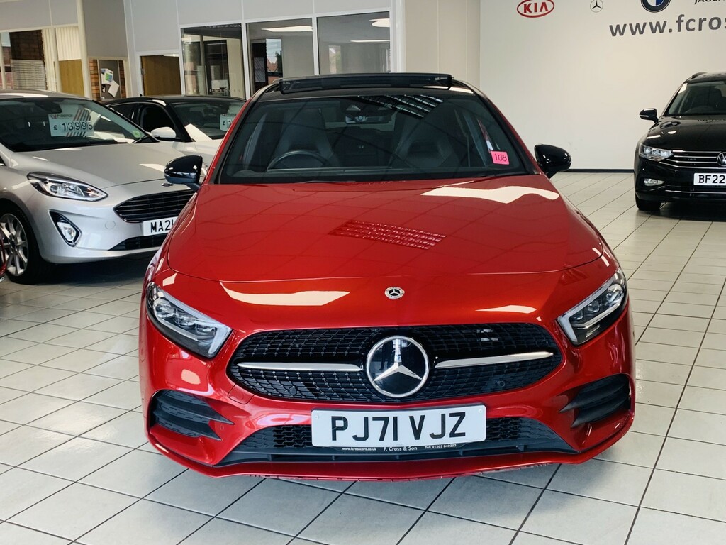Mercedes-Benz A Class Hatchback 2.0 A200d Amg Line Edition 202171 PJ71VJZ Red #4