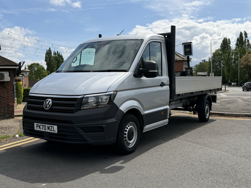 Volkswagen Crafter Dropside 2.0 Tdi Cr35 Bluemotion Tech Startline 2 PK70MZL Silver #4