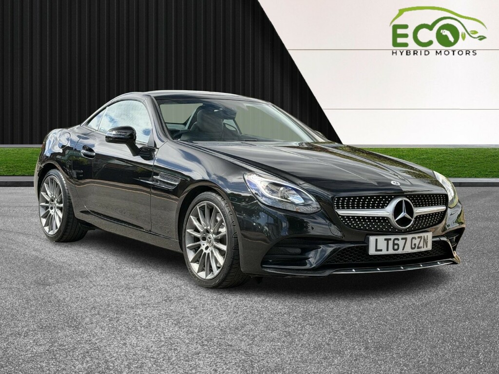Mercedes-Benz SLC Convertible 2.0 Slc200 Amg Line 201767 LT67GZN Black #4