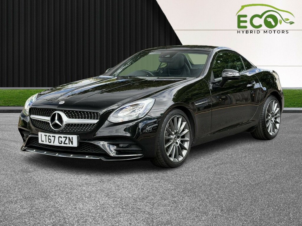 Mercedes-Benz SLC Convertible 2.0 Slc200 Amg Line 201767 LT67GZN Black #6
