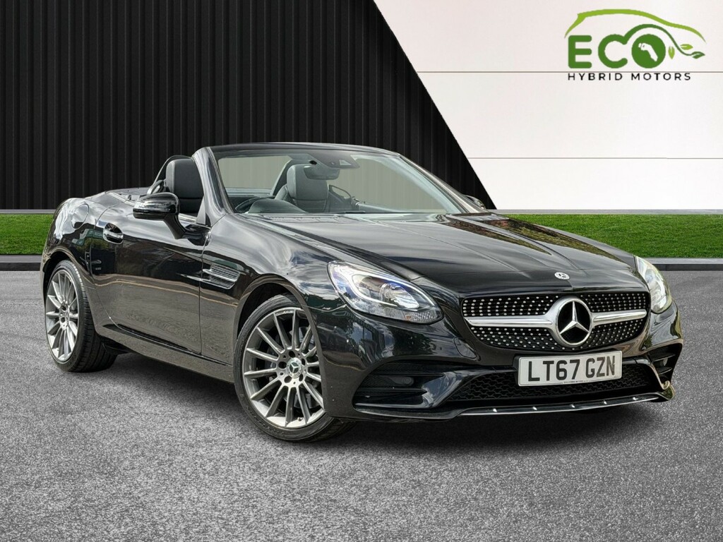 Mercedes-Benz SLC Convertible 2.0 Slc200 Amg Line 201767 LT67GZN Black #3