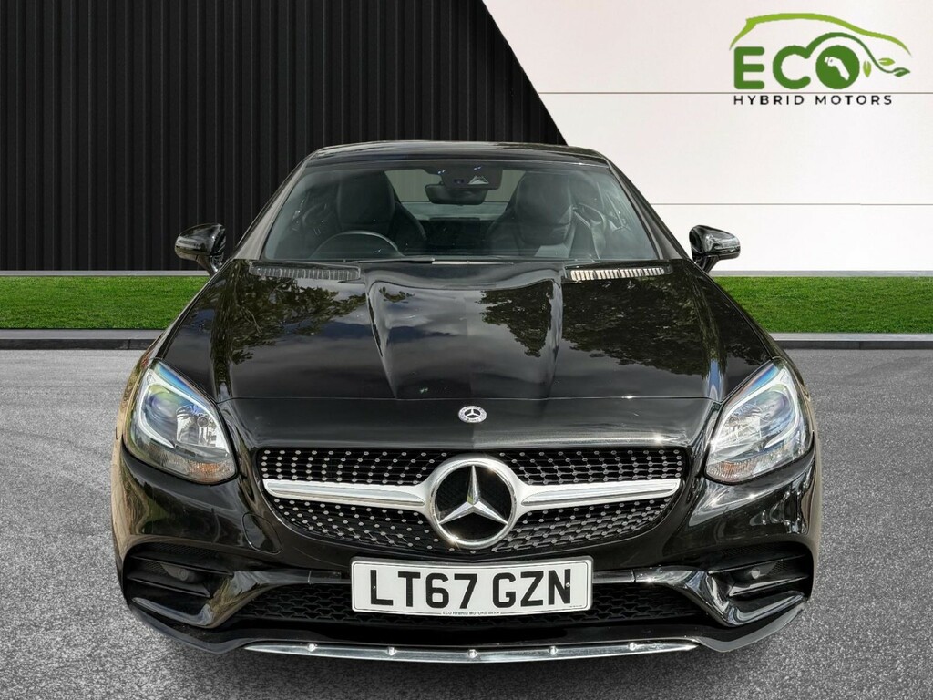 Mercedes-Benz SLC Convertible 2.0 Slc200 Amg Line 201767 LT67GZN Black #5