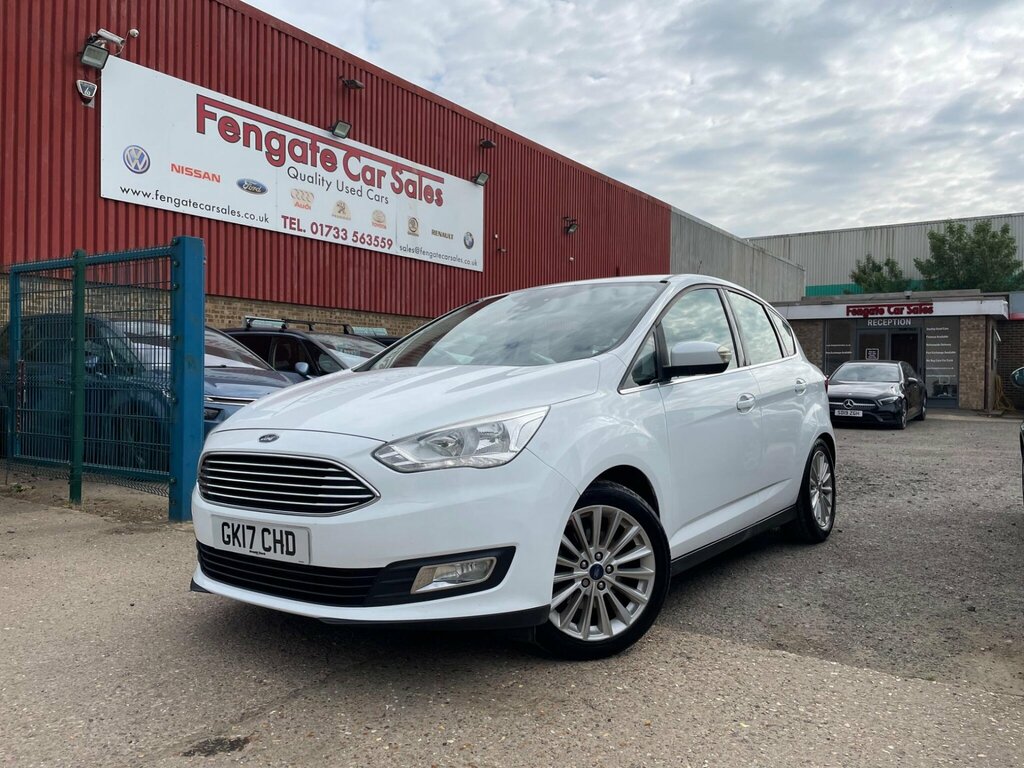 Ford C-Max 2.0 Tdci Titanium Powershift Euro 6 Ss Nav White