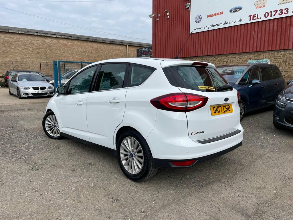 Ford C-Max 2.0 Tdci Titanium Powershift Euro 6 Ss Nav White #4