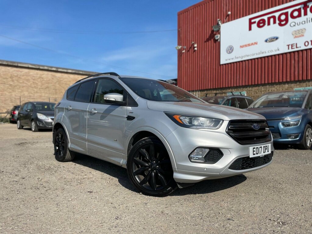 Ford Kuga 2.0 Tdci St-line X Powershift Awd Euro 6 Ss EO17OPU Silver #4