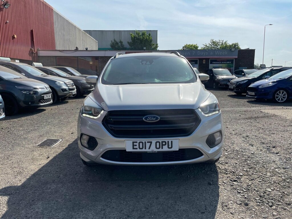 Ford Kuga 2.0 Tdci St-line X Powershift Awd Euro 6 Ss EO17OPU Silver #5