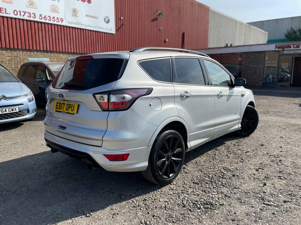 Ford Kuga 2.0 Tdci St-line X Powershift Awd Euro 6 Ss EO17OPU Silver #3