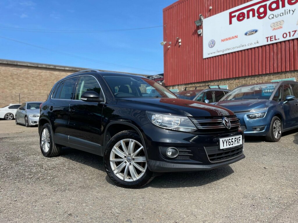 Volkswagen Tiguan 2.0 Tdi Bluemotion Tech Match Edition Dsg 4Wd Euro YY65PXF Black #4