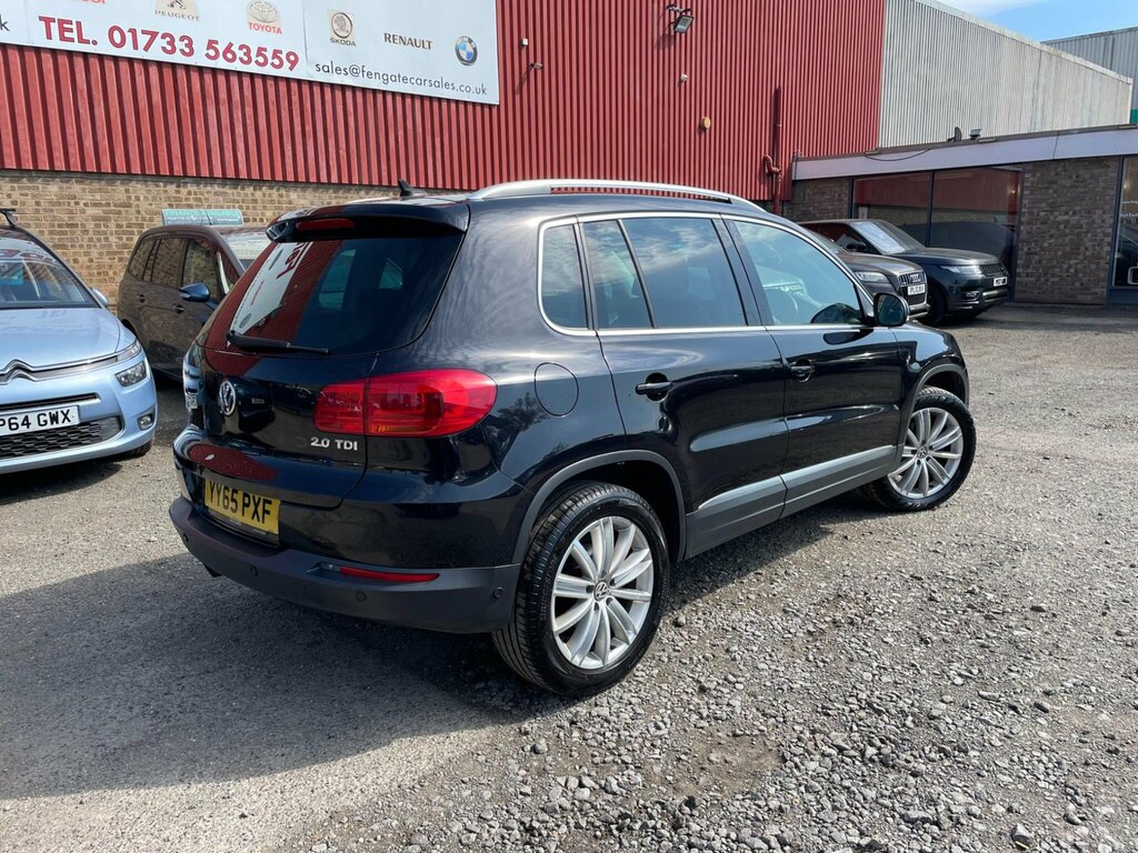 Volkswagen Tiguan 2.0 Tdi Bluemotion Tech Match Edition Dsg 4Wd Euro YY65PXF Black #3