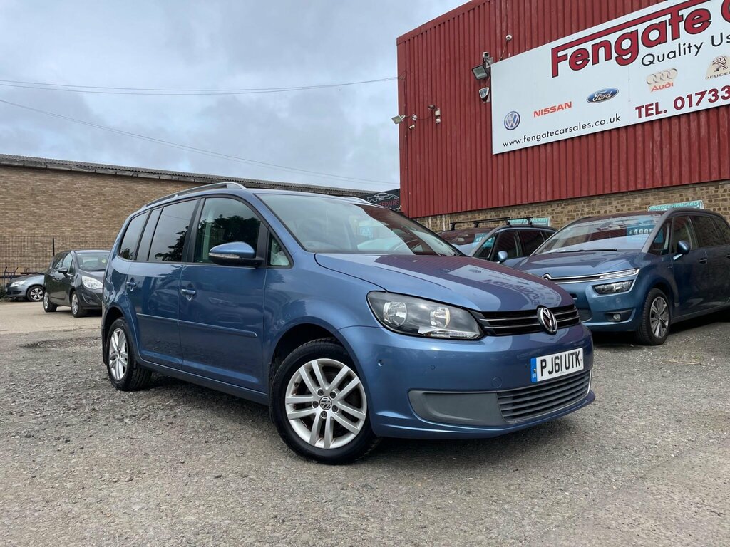 Volkswagen Touran 1.6 Tdi Se Dsg Euro 5 PJ61UTK Blue #4
