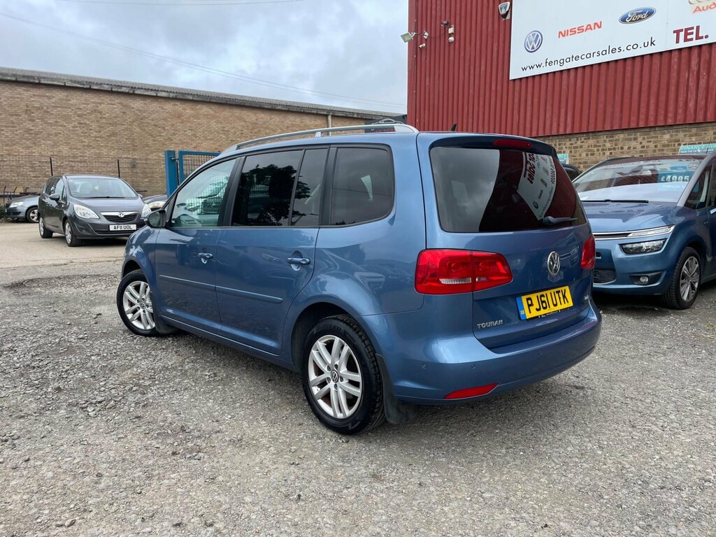 Volkswagen Touran 1.6 Tdi Se Dsg Euro 5 PJ61UTK Blue #3